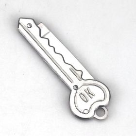 Personalized Mini Self Defense Keychains Suitcase Set Custom Combo Available (style: Key Knife, Color: White)