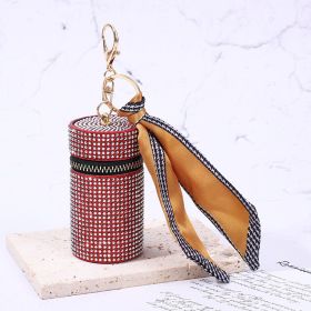 Personalized Mini Self Defense Keychains Suitcase Set Custom Combo Available (style: Lipstick Bag, Color: Red)