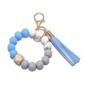 Personalized Mini Self Defense Keychains Suitcase Set Custom Combo Available (style: Bead Bracelet, Color: Blue)