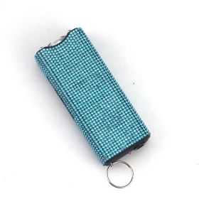Personalized Mini Self Defense Keychains Suitcase Set Custom Combo Available (style: Taser, Color: Cyan)